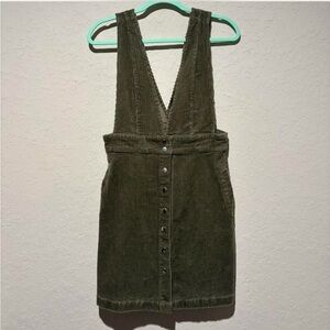 Forever 21 Olive Corduroy Jumper